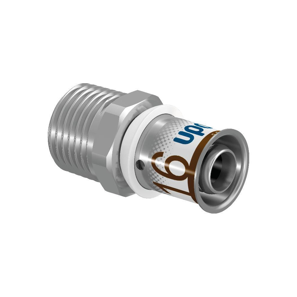 Uponor S-Press PLUS jungtis išoriniu sriegiu 16-R3/4"MT Uponor S-Press PLUS jungtis išoriniu sriegiu 16-R3/4"MT