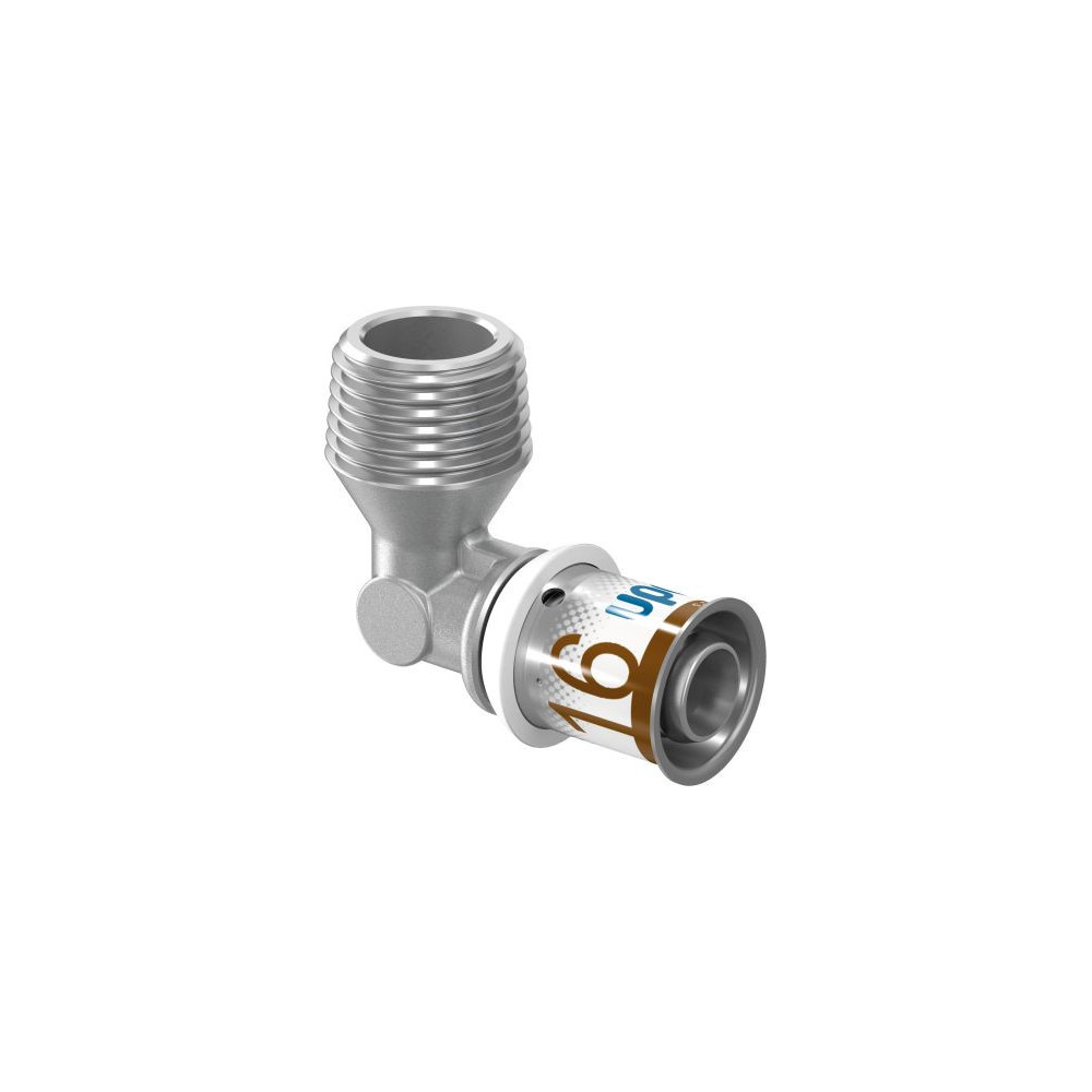 Uponor S-Press PLUS alkūnė išoriniu sriegiu 16-R1/2"MT