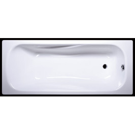 Akmens masės vonia Classica 1800x750 mm su skylėm maišytuvui balta