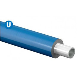 Uponor Uni Pipe Plus izoliuotas vamzdis 10mm su garo barjeru 16X20 mėlynas (75m)