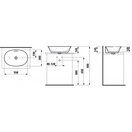 THE NEW CLASSIC praustuvas-dubuo 55 x 38 x 145 cm su perlaja