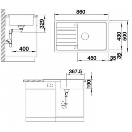 Plautuvė BLANCO LEGRA XL 6 S aliuminio metalinė spalva